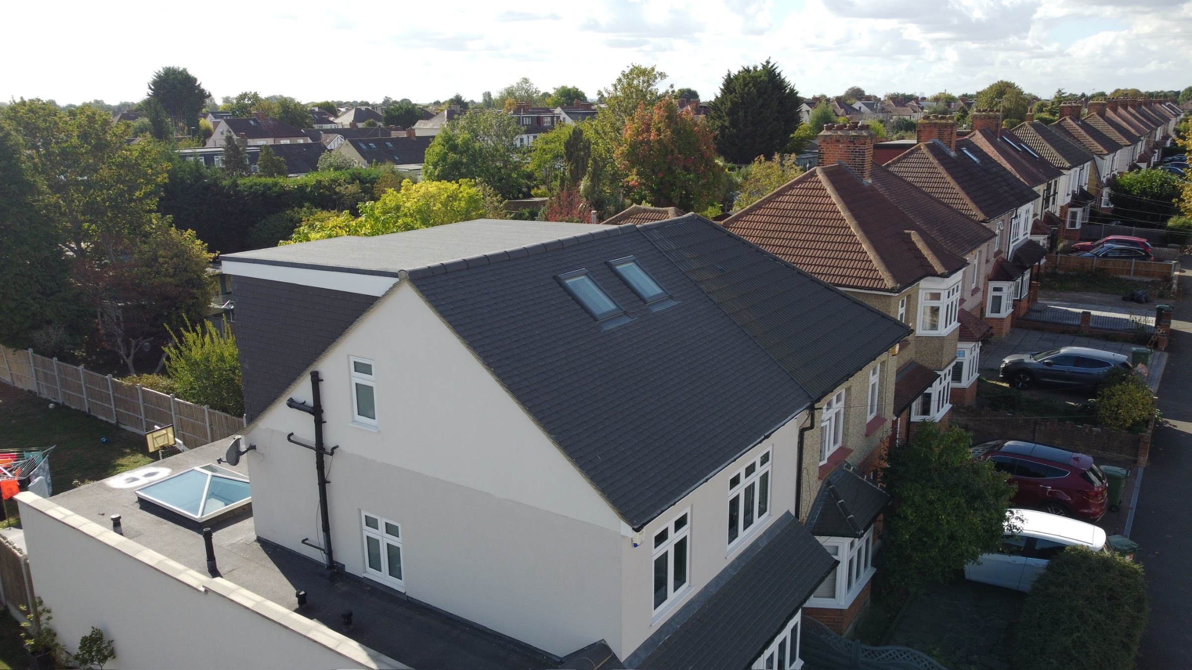 Hip to gable & L shape dormer - Upminster 