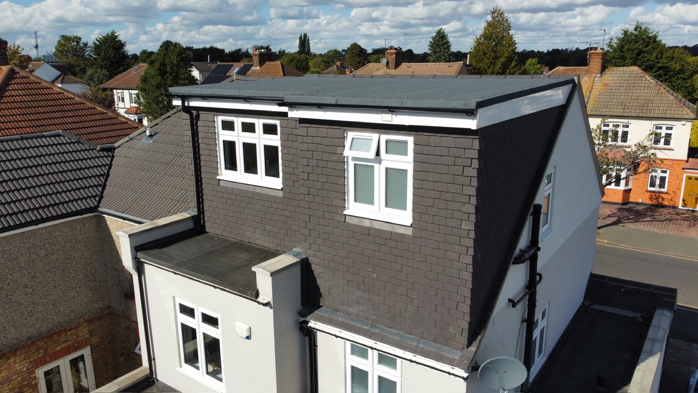 Hip to gable & L shape dormer - Upminster 